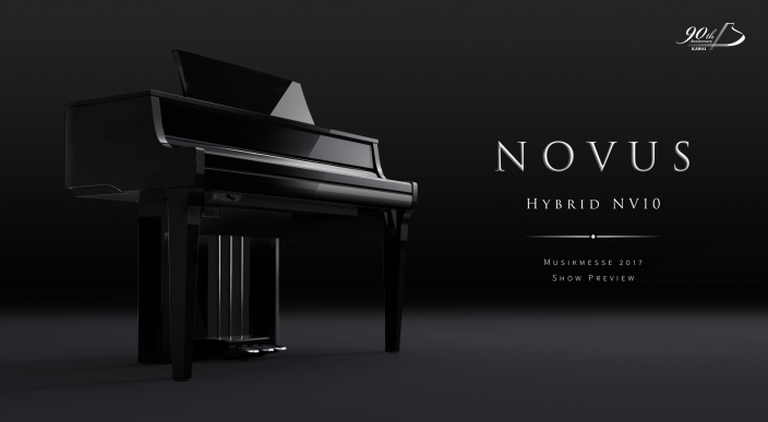 グランドピアノアクション搭載 ハイブリッドデジタルピアノ</br> 『NOVUS NV10』をフランクフルトミュージックメッセ2017に出展
