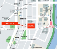 株式会社河合楽器製作所　東京オフィスアクセスマップ