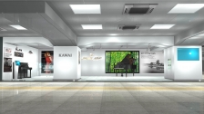 JR浜松駅コンコース大展示イメージ