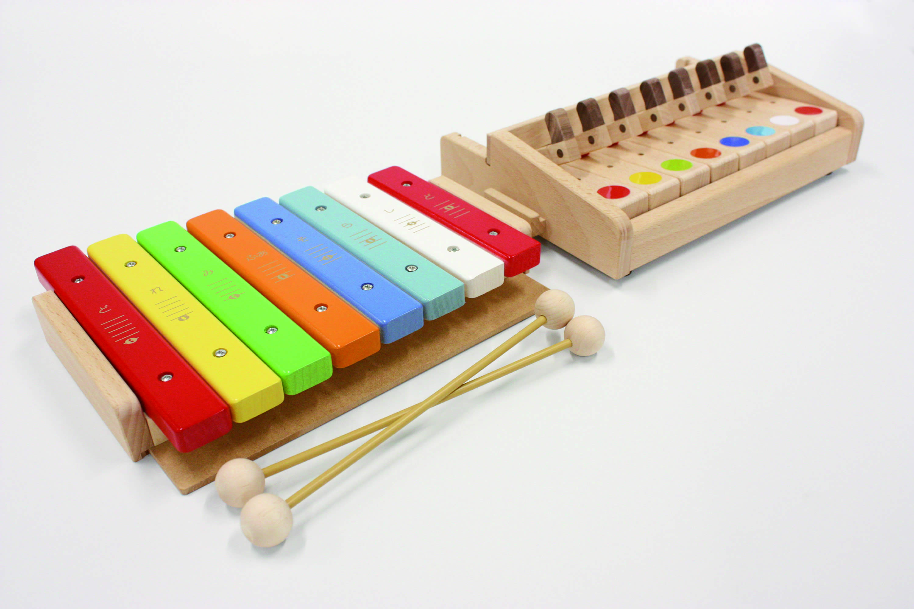 ピアノみたいなシロホン </br>新感覚の木製玩具『シロホンピアノ