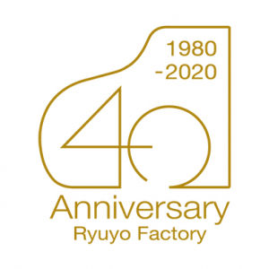 竜洋工場竣工40周年記念ロゴ