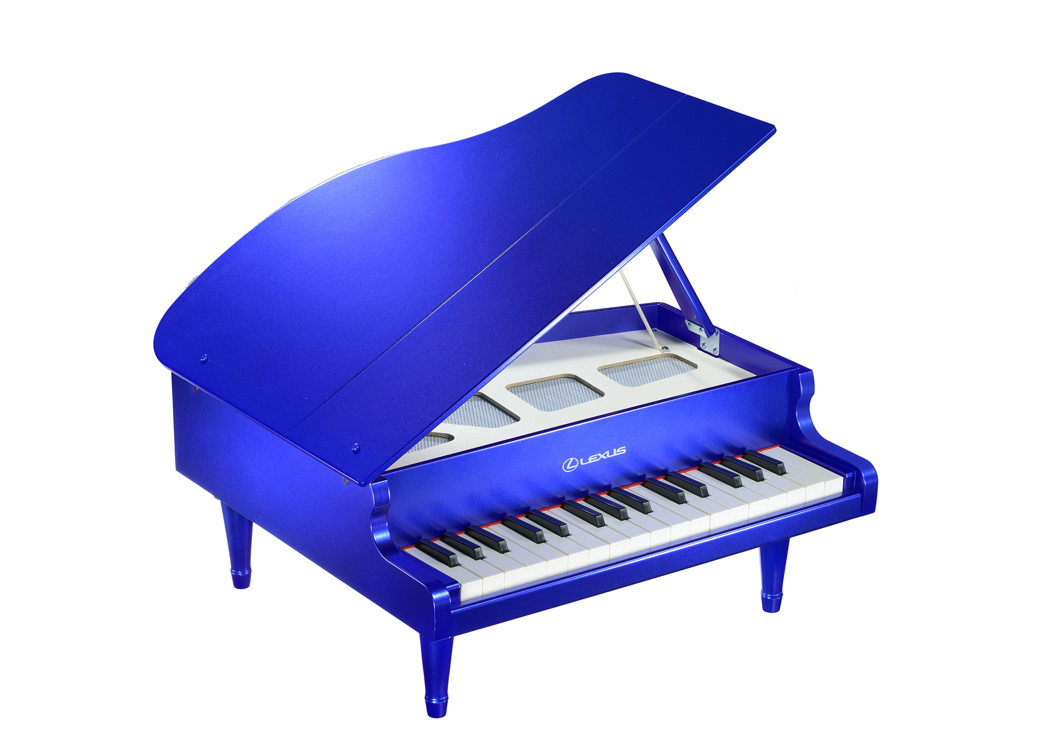 LEXUS collection ミニグランドピアノ新色『ストラクチュラルブルー』