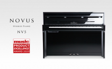 ハイブリッドピアノ『NOVUS NV5』がMusic Inc.誌の「Product Excellence」を受賞
