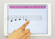 手書きでスラスラ　音楽の授業で楽しく楽譜を学ぶ<br/>『おんぷノート』を公開