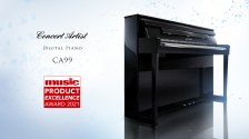 デジタルピアノ『CA99』が、米 Music Inc.誌の「Product Excellence」受賞