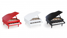 オンラインショップ限定カラー　ホワイト／レッドも登場</br>カワイミニピアノ公式オンラインショップ『グランドピアノ』　ラインナップ追加