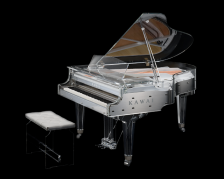透明なボディが特徴のクリスタルグランドピアノがモデルチェンジ  </br>カワイクリスタルグランドピアノ『CR-45』 新発売