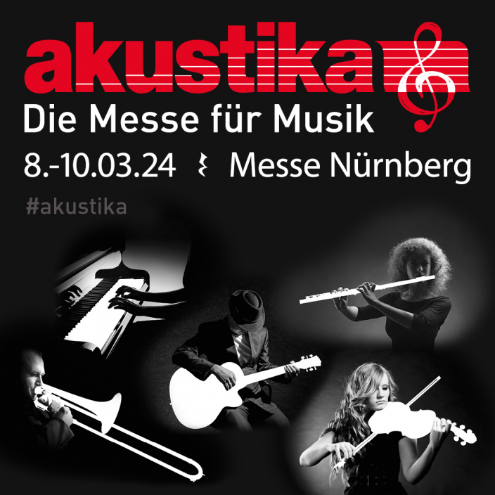 ドイツのアコースティック楽器の見本市</br>『akustika楽器ショー』に初出展のお知らせ