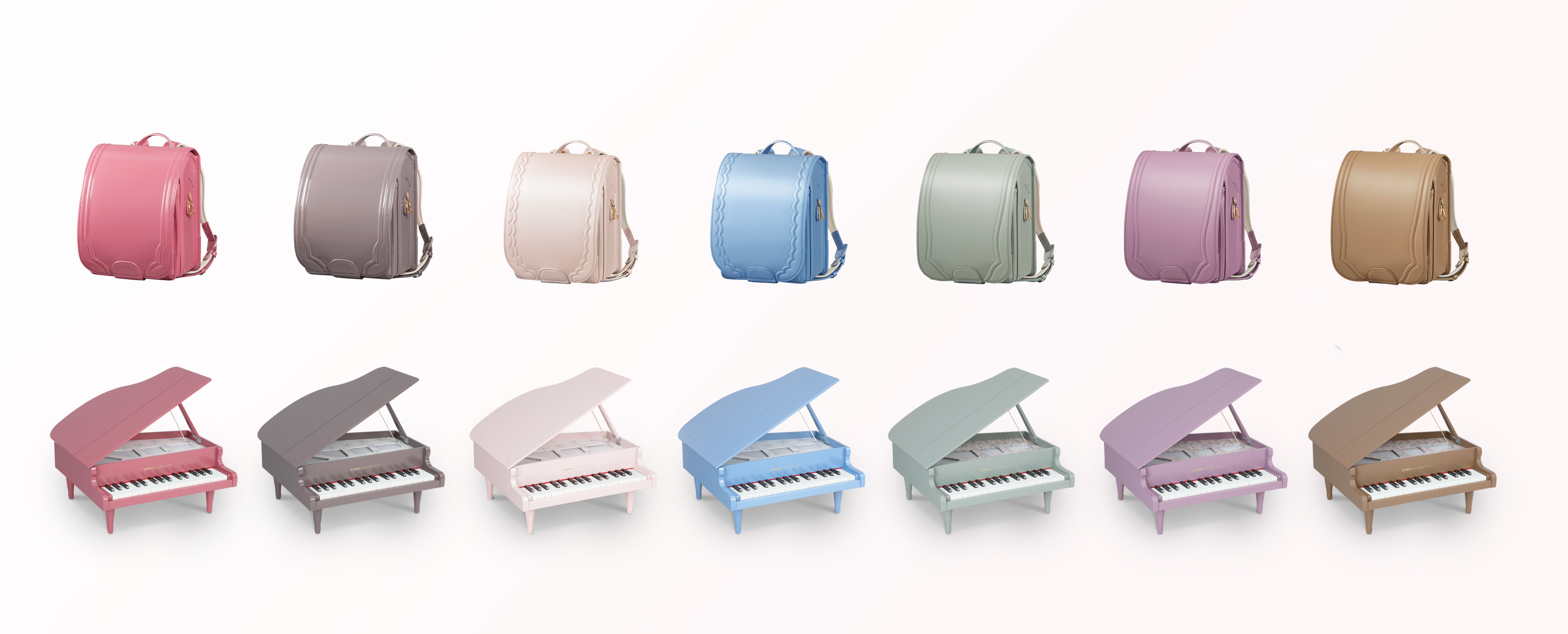 河合楽器製作所と土屋鞄製造所とのコラボレーション </br> KAWAI meets griroseミニグランドピアノ 期間限定販売