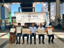 浜松市道路里親制度への継続的な取り組みにより感謝状をいただきました